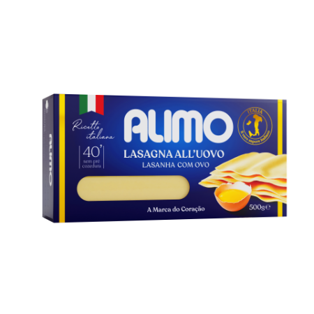 ALIMO MASSA LASANHA C OVO 250G