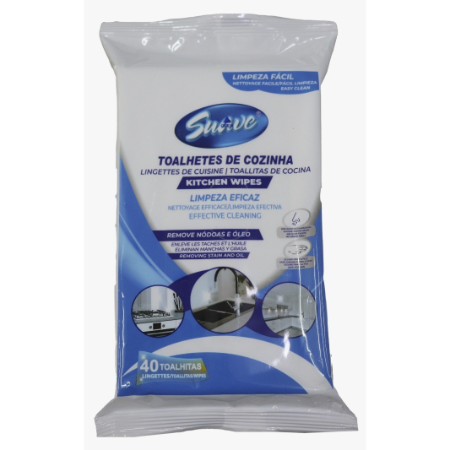 SUAVE TOALHETES DE COZINHA 40UN