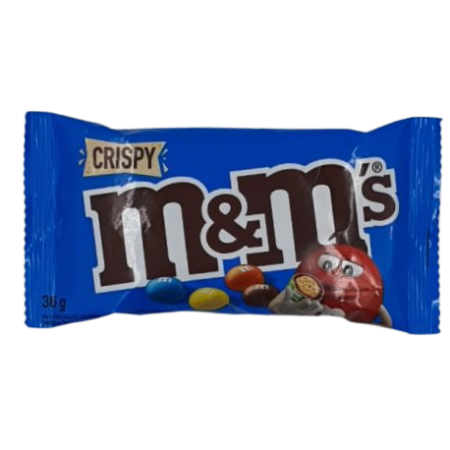 m&m chocolate crispy