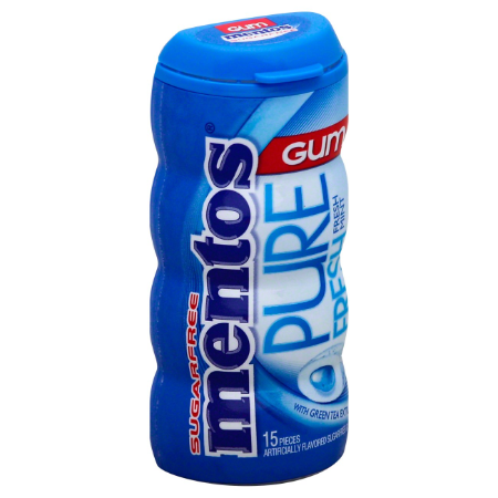 mentos purefresh freshmint pastilha