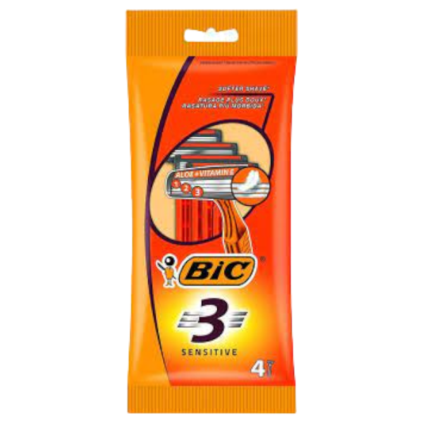 BIC RAZOR SENSITIVE 4UN