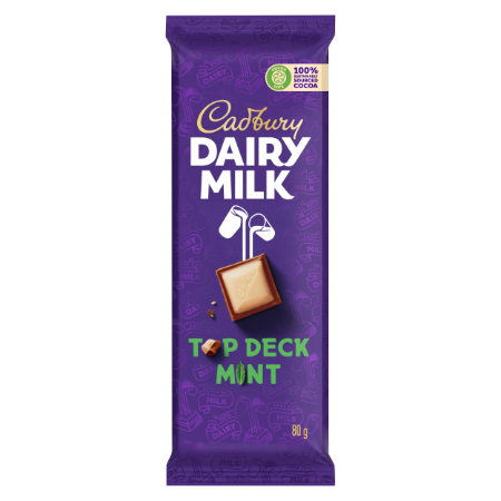 CADBURY CHOCOLATE BRANCO E MENTA