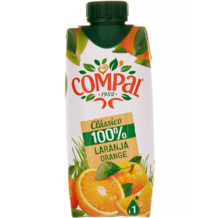Compal 100% laranja 300ml