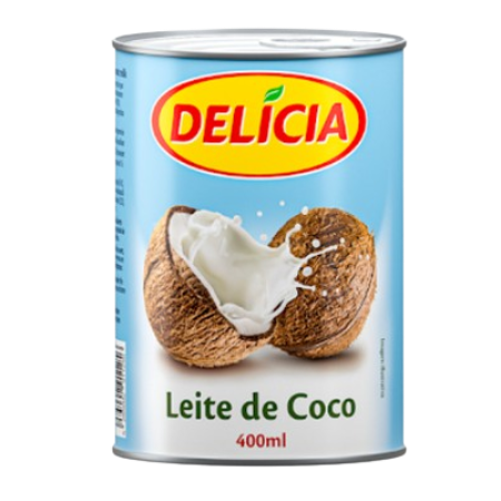 DELÍCIA LEITE DE COCO LATA 400ML