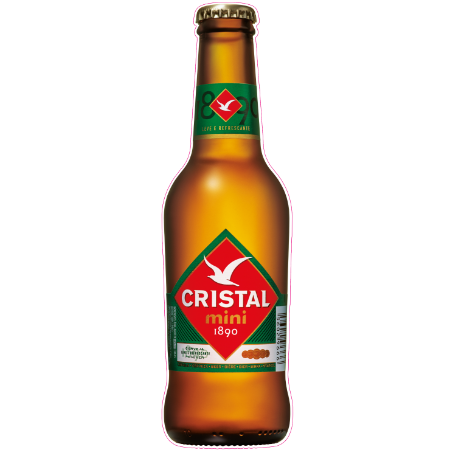 CRISTAL CERVEJA GARRAFA 250ML