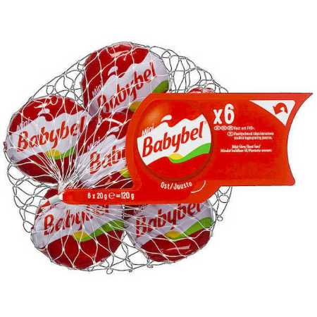 BABYBEL QUEIJO NORMAL 6X20G