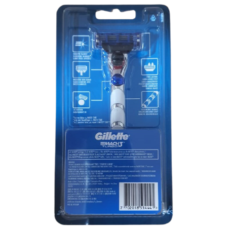 GILLETTE MACH 3 TURBO 3D